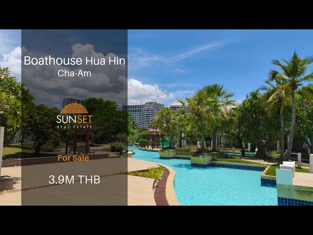 1-BR Beachfront  Condo at Boathouse Hua Hin—For Sale 3.9M TBH
