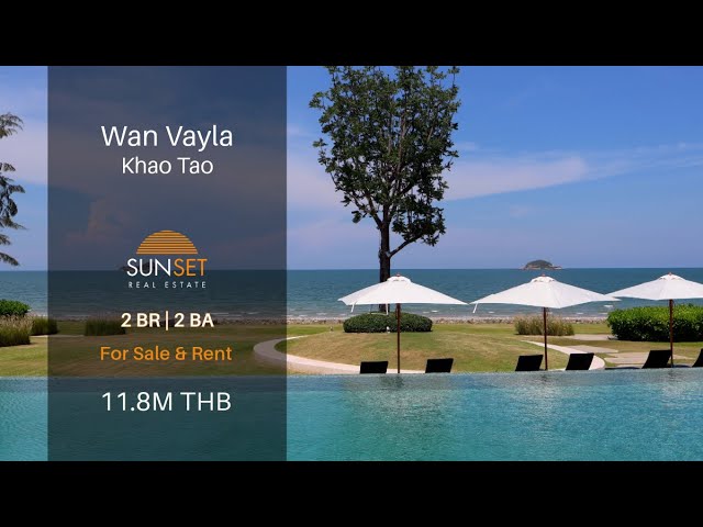 HUA HIN | BEACHFRONT | RENT/SALE—50K THB/11,8M THB