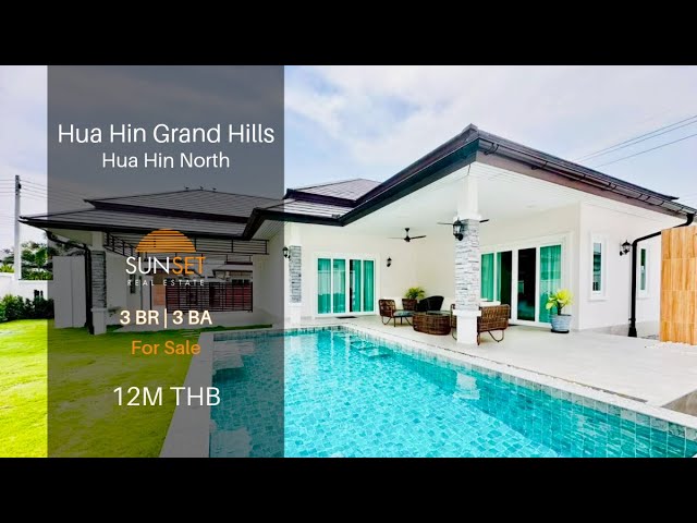 HUA HIN GRAND HILLS | POOL VILLA WITH MOUNTAIN VIEW FOR SALE
