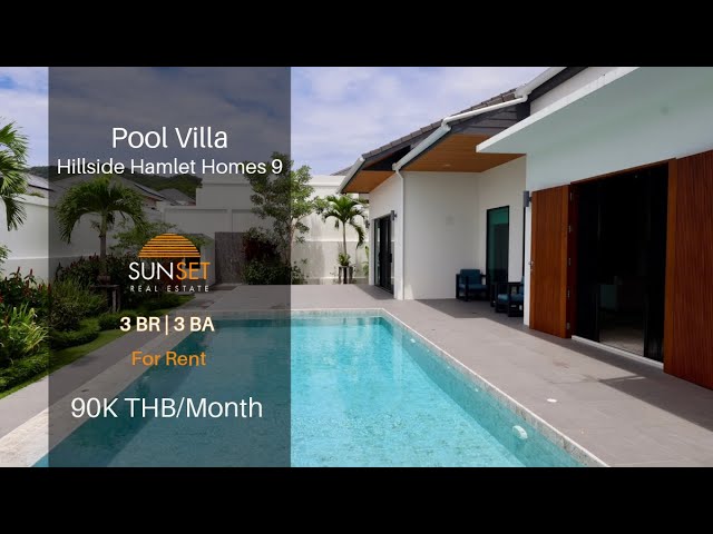 HUA HIN | POOL VILLA FOR RENT – 90,000 THB/Month