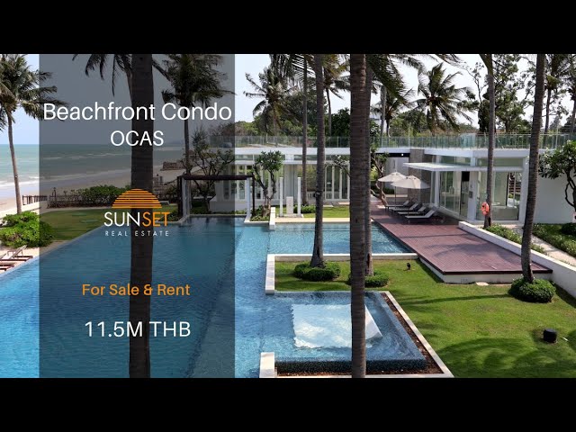 OCAS Beachfront Condo  - 2-BR for Rent/Sale. Hua Hin, Thailand