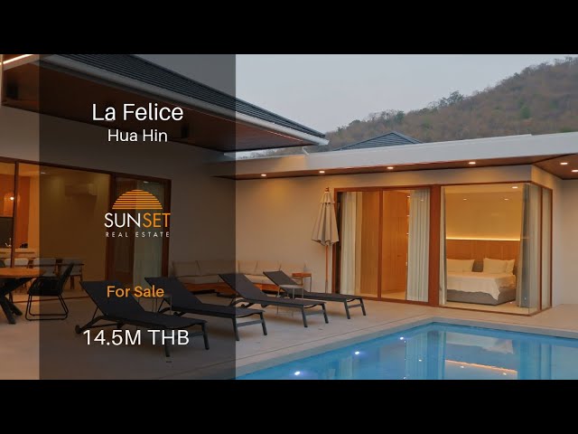 POOL VILLA at La Felice - For Sale: 14.5M THB - Hua Hun, Thailand