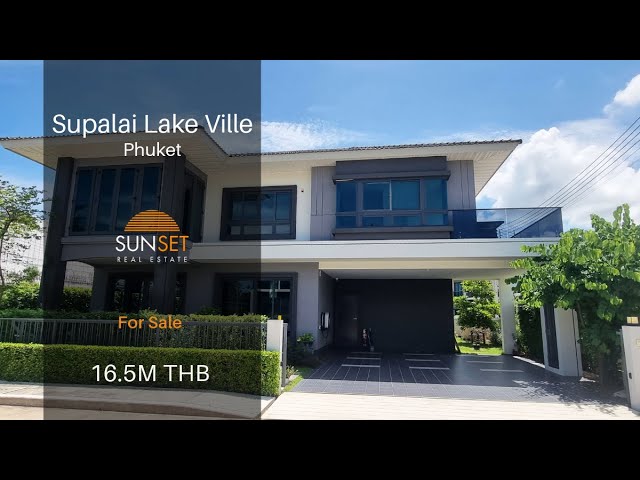 SUPALAI LAKE VILLE PHUKET VILLA 17.5 MILL BAHT NOW REDUCED TO 16,5 MILL BAHT.