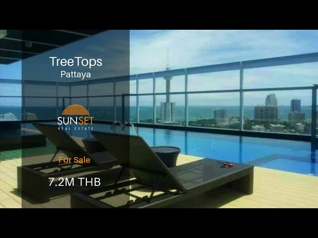 TREETOPS PATTAYA, JOMTIEN. FOR SALE:  7.2M THB