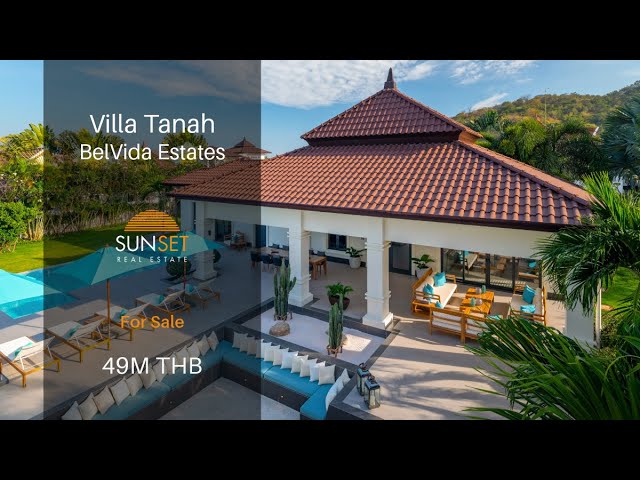VILLA TANAH by BelVida Estates, Hua Hin, Thailand. For Sale at 49M THB